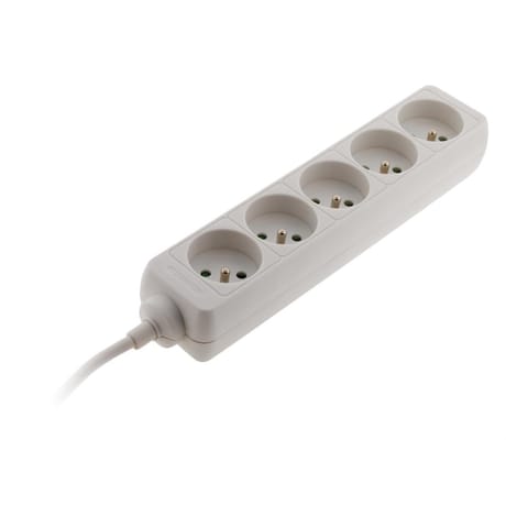 Zenitech bloc prise5x16A + T long 1m