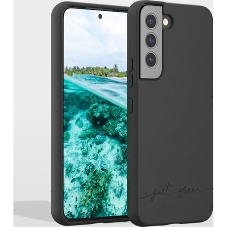 Coque samsung g s22 5g biodégradable noire just green