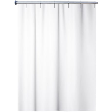 Rideau de douche peva unis 180x180 assortis avec crochets