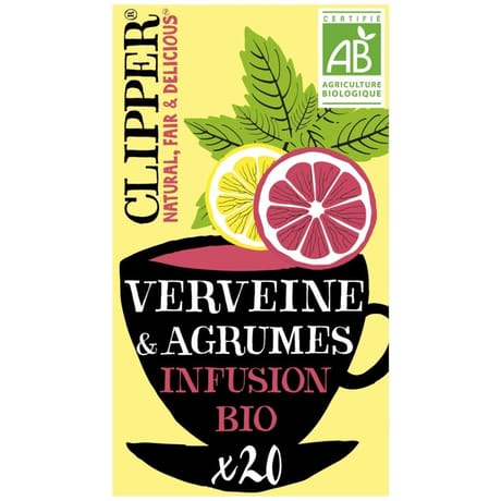 Clipper infusion verveine agrumes bio 30g