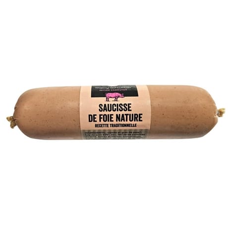 Saucisse de foie nature 220G