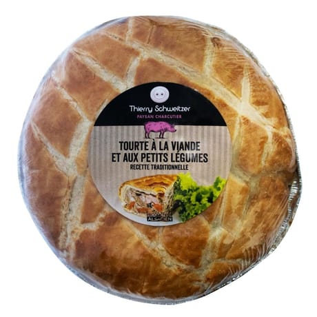 Tourte à la viande et légumes 600g fe