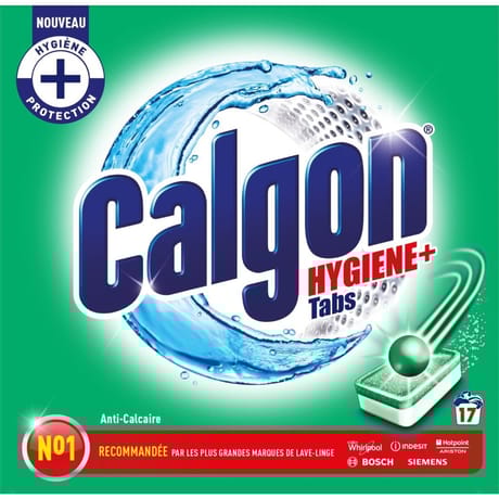 Calgon hygiène + tablette anti-calcaire x17