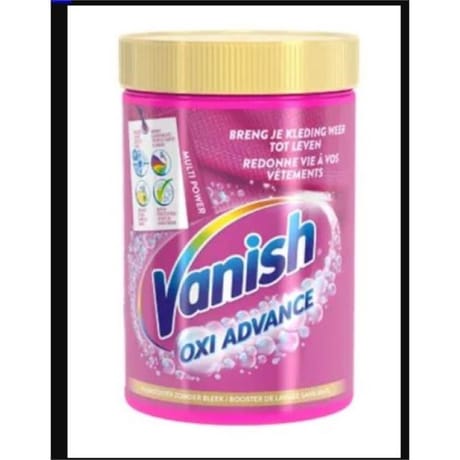 Vanish poudre oxi advance pink multi power 600g