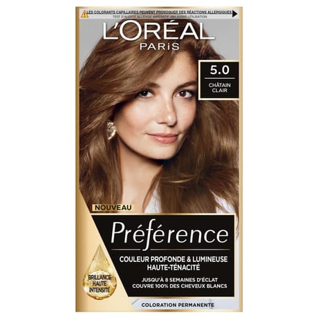 L'oréal paris recital préférence coloration 5.0 châtain clair