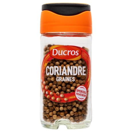 Ducros coriandre entière flacon verre 22g