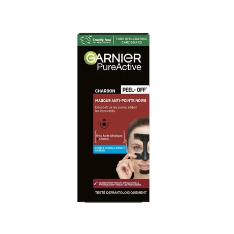 Garnier pure active masque anti-points noirs peel-off 50ml