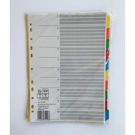 Intercalaires 10 pieces