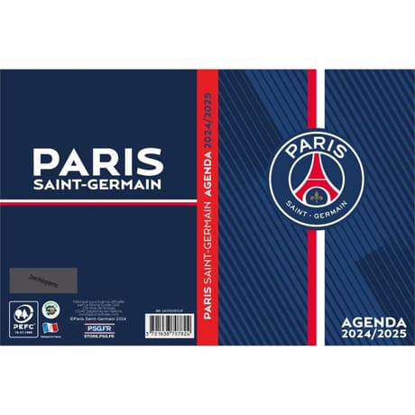 Agenda scolaire 2024-2025 PSG