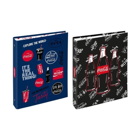 Classeur a4 dos 5cm carton coca-cola world