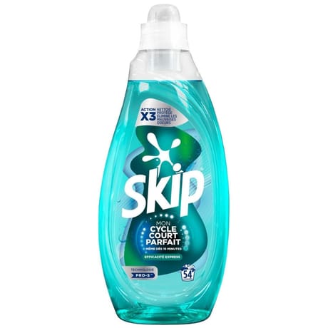 Skip mon cycle court parfait efficacité 54 lavages 2.16l