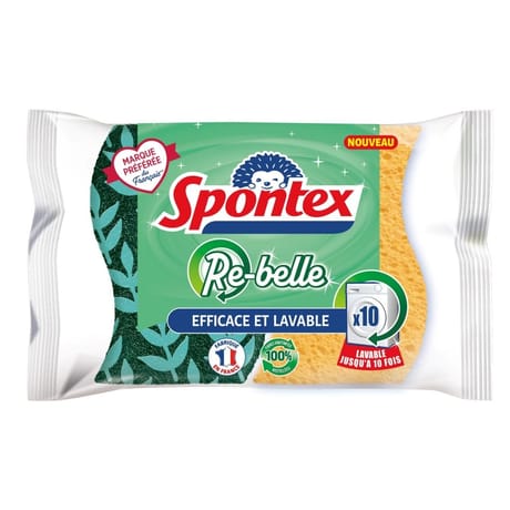 Spontex 2 éponges re-belle