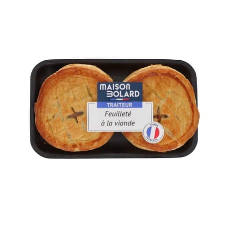 Feuilleté à  la viande 2x140g