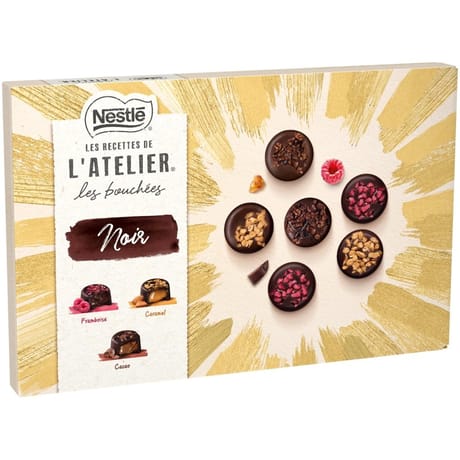 Nestle les recettes de l'atelier les bouchées noir 401g