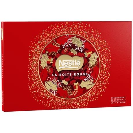 Nestle la boite rouge lait et noir 398g