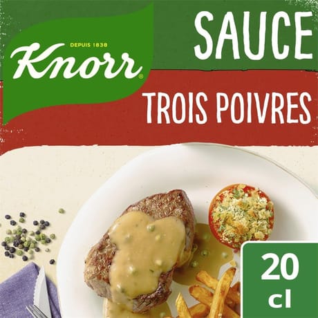Knorr sauce déshydratée aux trois poivres 32g