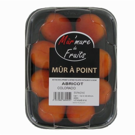 Abricot mur a point barquette 400g