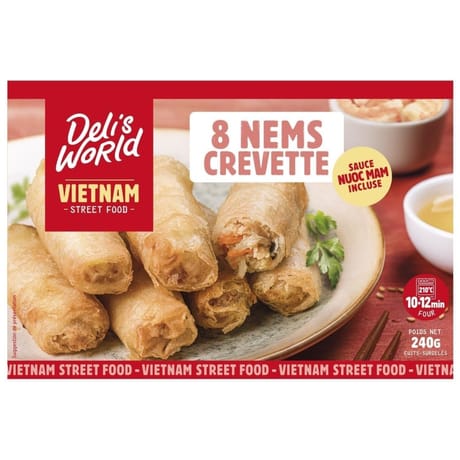 Delis World 8 nems aux crevettes 240g