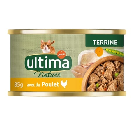 Ultima nature mono conserve repas chat poulet - 85 g