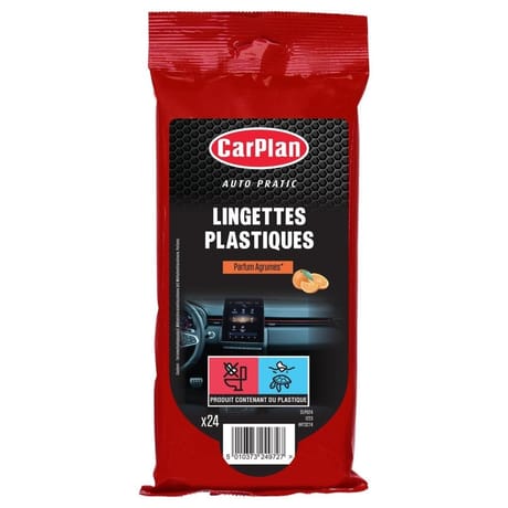 Auto pratic lingettes plastiques x 24 136g
