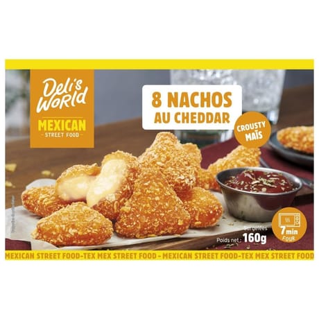 Deli's world- 8 Nachos au cheddar 160 g