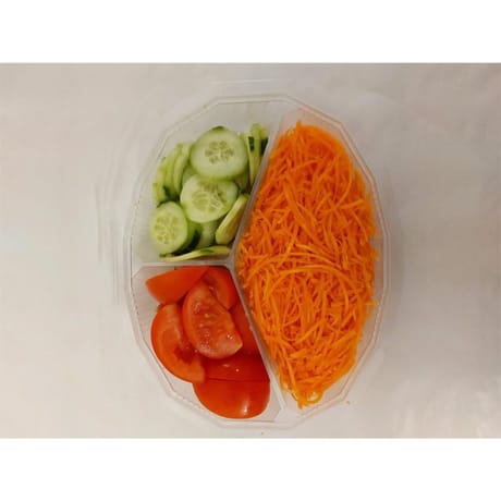 Trio carotte tomate concombre