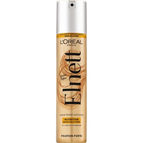 Elnett laque fixation forte cheveux secs nutrition 200ml