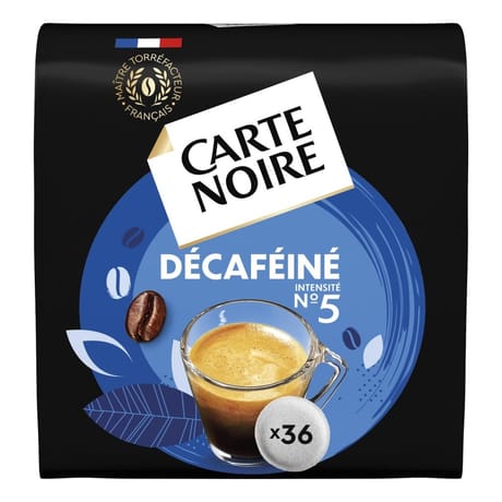 Carte Noire décaféiné n°5 type senséo x36 250g
