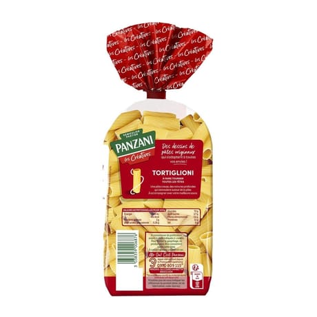 Panzani pates tortiglioni 500g