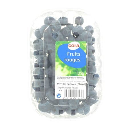 Myrtille barquette 125g