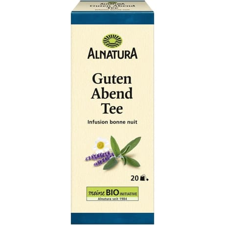 Alnatura infusion bio nuit tranquille sachet 20x1.5g