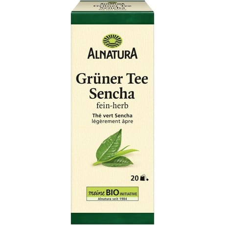 Alnatura thé vert bio sencha 20 sachets 30g bio