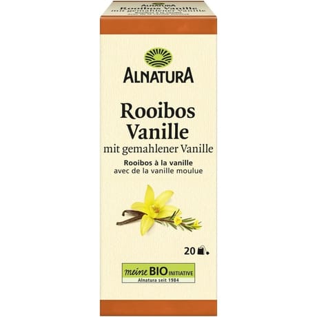 Alnatura infusion de rooibos vanille bio sachet 20x1.5g