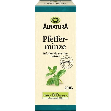 Alnatura infusion bio de menthe poivrée 20 sachets 30g