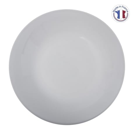 Assiette plate jeanne blanche 25 cm