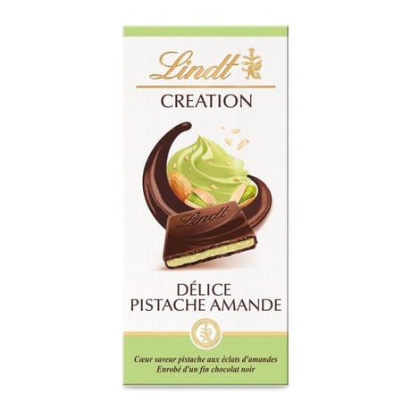 Lindt création noir délice pistache 150g
