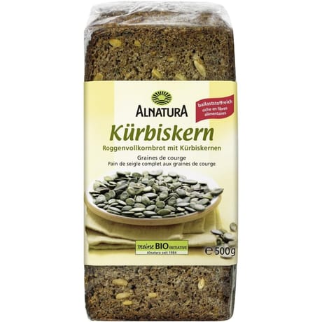 Alnatura pain aux graines de potiron bio  500g