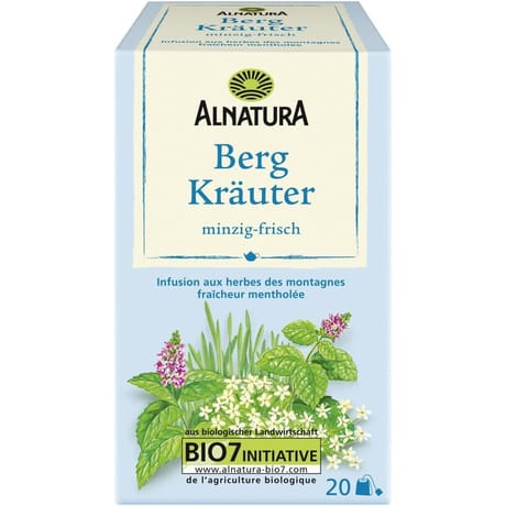 Alnatura infusion aux plantes des pâturages bio 20x1.75g