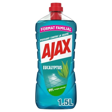 Ajax nettoyant ménager eucalyptus 1.5l
