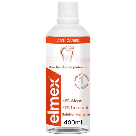 Elmex protection caries bain de bouche régular 400ml