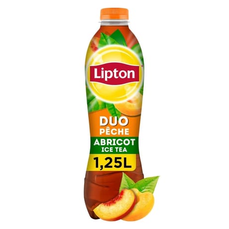 Lipton ice tea duo saveur peche abricot 1.25L