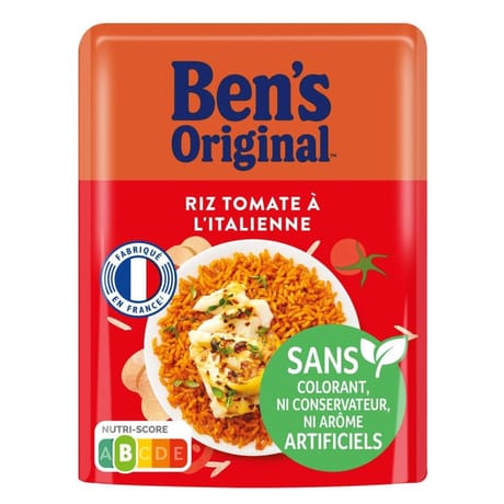 Ben's original riz micro ondable tomate a l'italienne 2mn 220g