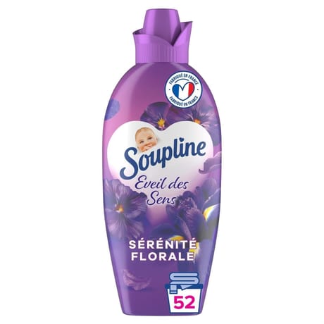 Soupline concentré assouplissant eveil des sens serenité florale 1.2l
