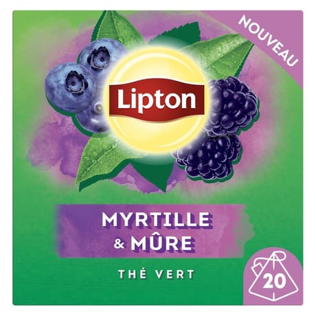 Lipton the vert mure myrtille x20s - 32g