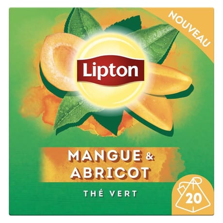 Lipton the vert mangue abricot x20s - 32g