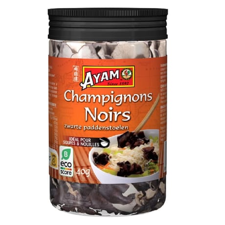 Ayam Champignons noirs séchés 40g