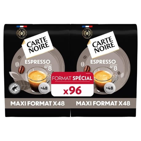 Carte noIre pods espresso n°8 2x336g -672g