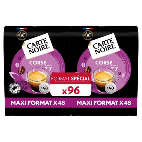 Carte noire pods corsé 2x336g - 672g