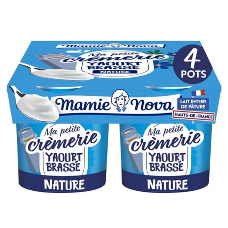 Mamie nova petite crèmerie yaourt nature 4x135g