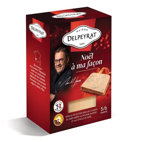 Delpeyrat spécialité du foie gras de canard du sud ouest chef - barquette 180g